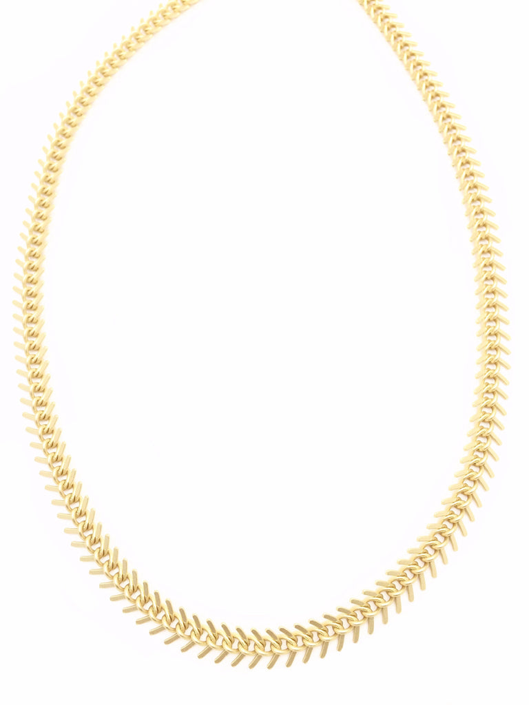 Gold Fish Tail Necklace